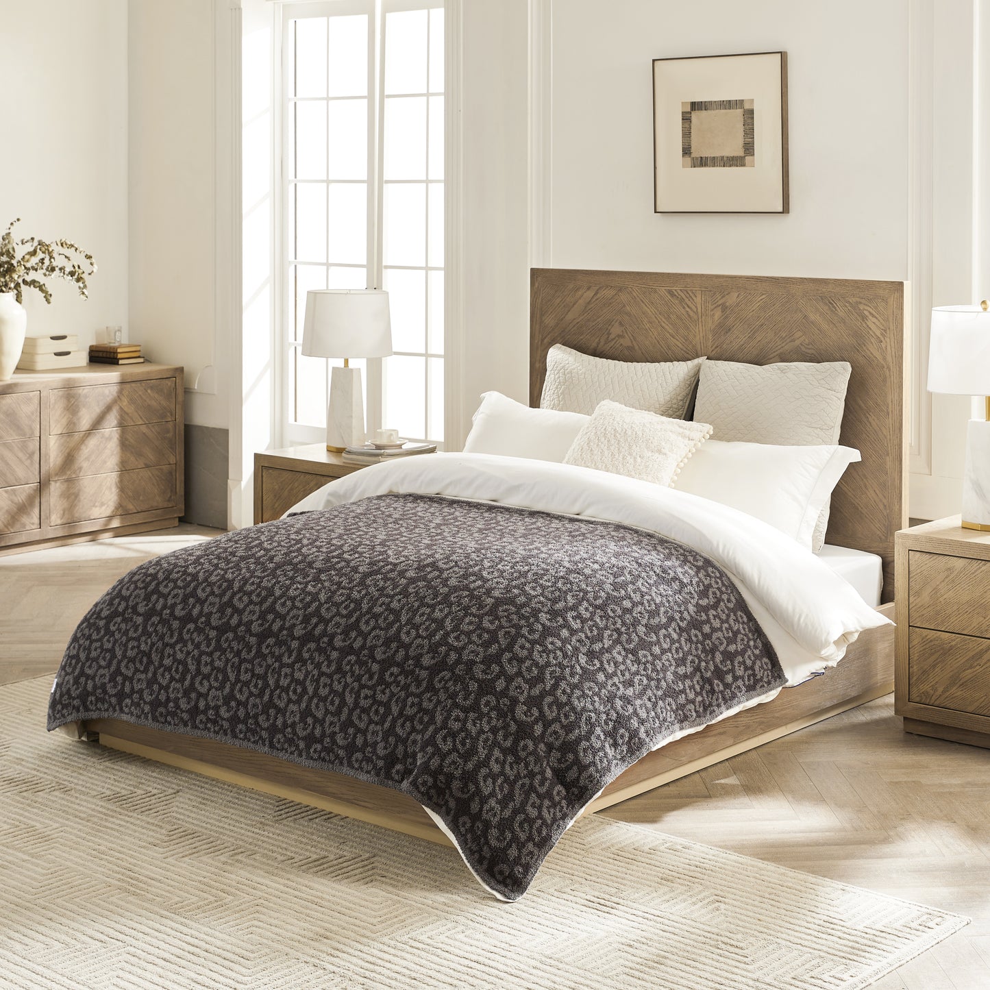 Leopard Buttery Blanket- Summer Weight
