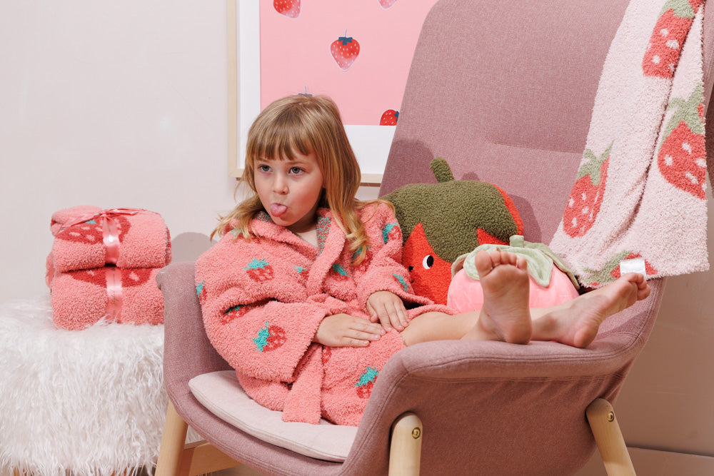 Strawberry Buttery Blanket- Stroller