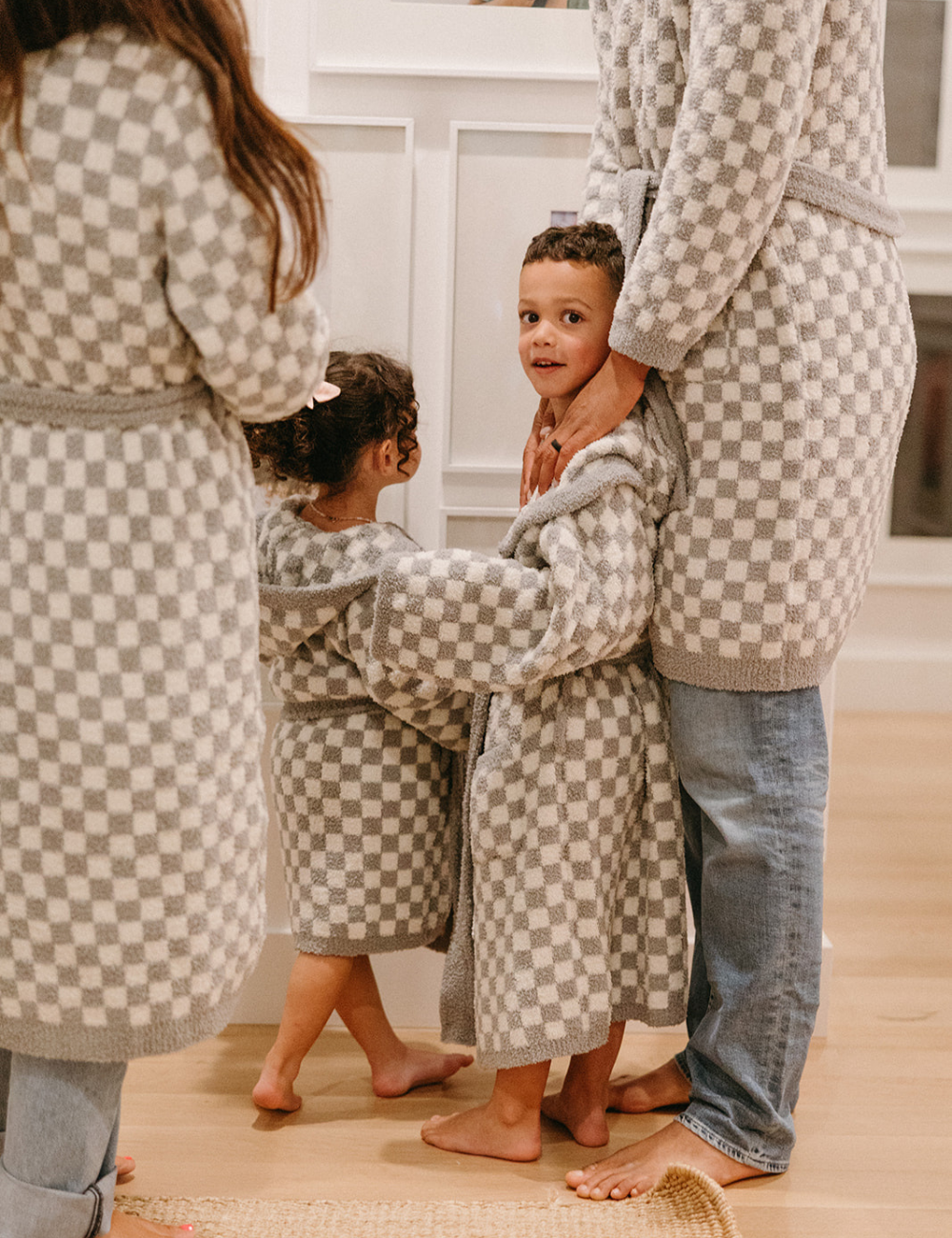Checkered Buttery Robe – The Styled Collection