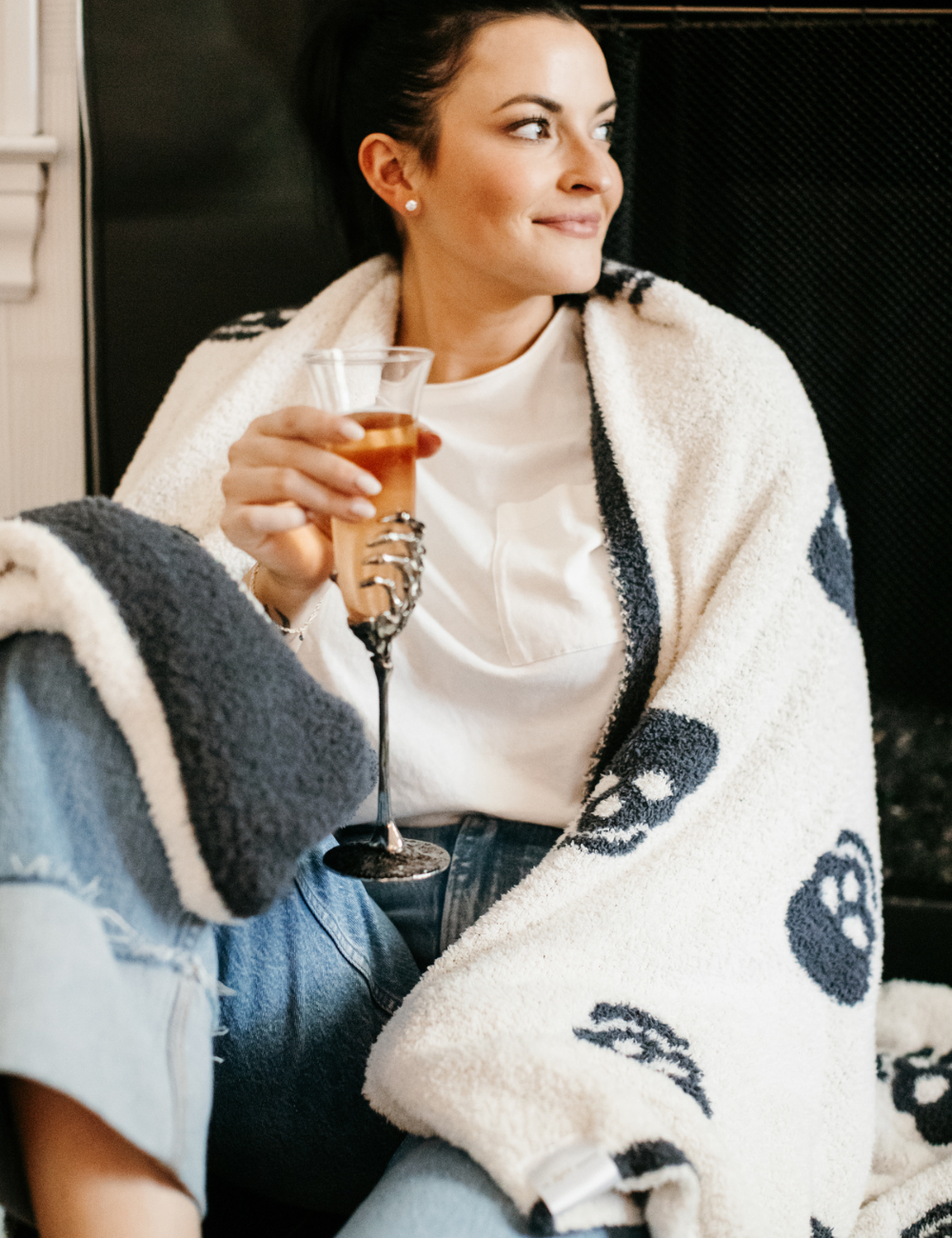 TSC X Tia Booth : Skulls Buttery Blanket