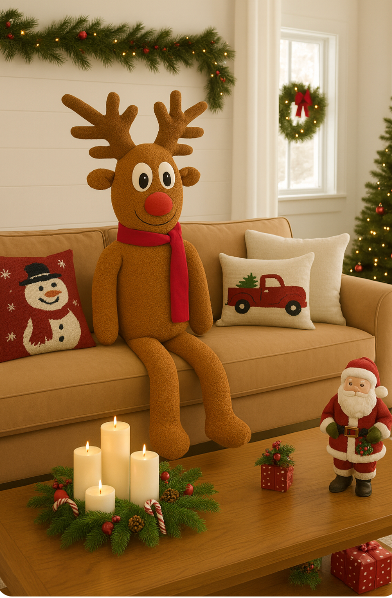 Rudy 3D Pillow- Pre Order Nov 30th