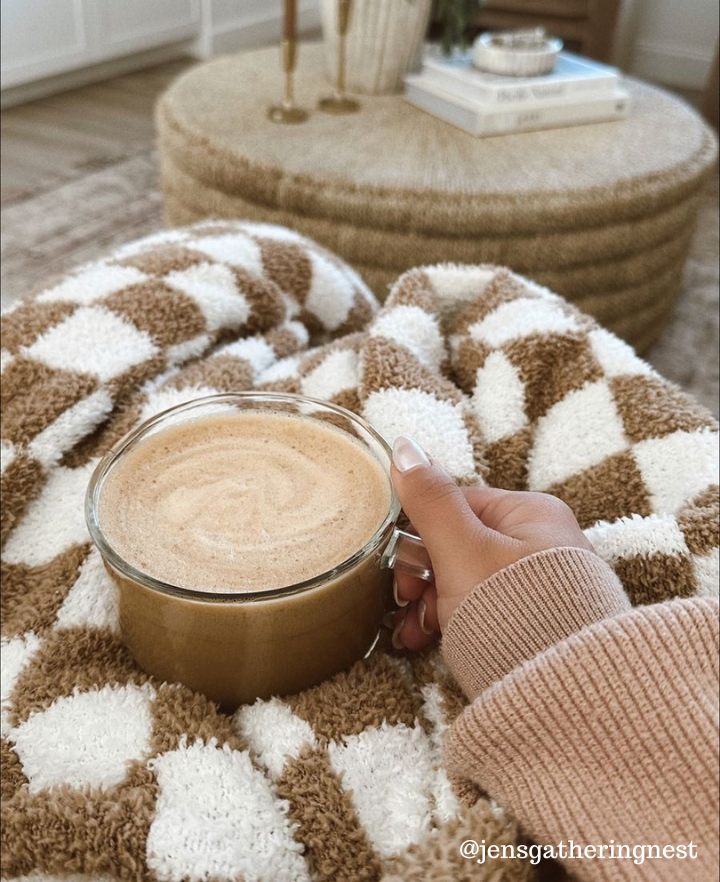 Checkered Buttery Blanket- Summer Weight