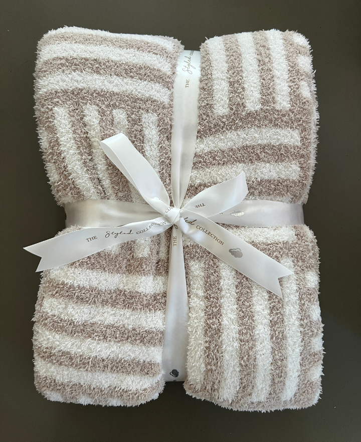 Basketweave Buttery Blanket- Summer Weight