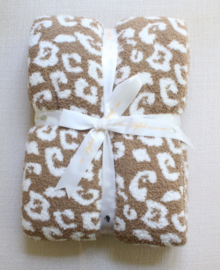 Leopard Buttery Blanket- Summer Weight