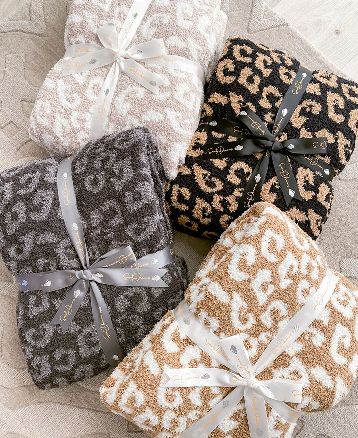 Leopard Buttery Blanket- Summer Weight