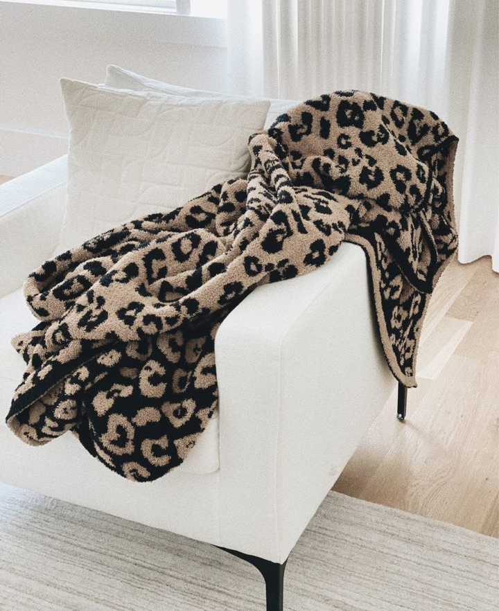 Leopard Buttery Blanket- Summer Weight