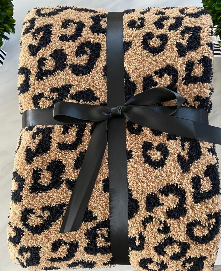 Leopard Buttery Blanket- Summer Weight