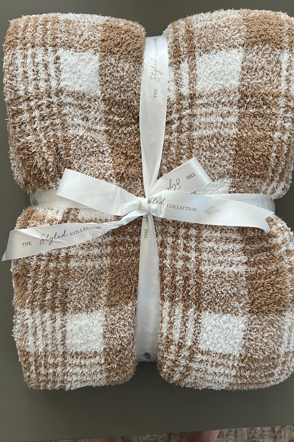 Windowpane Plaid Buttery Blanket