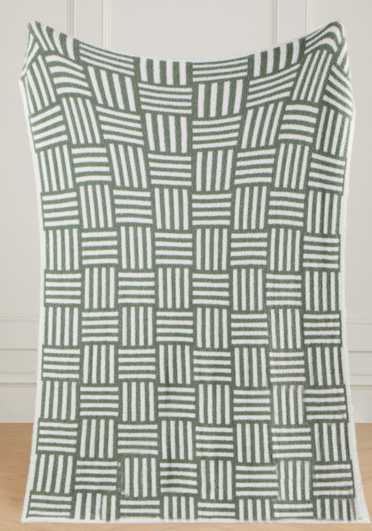 Basketweave Buttery Blanket- Pre Order Nov 14th