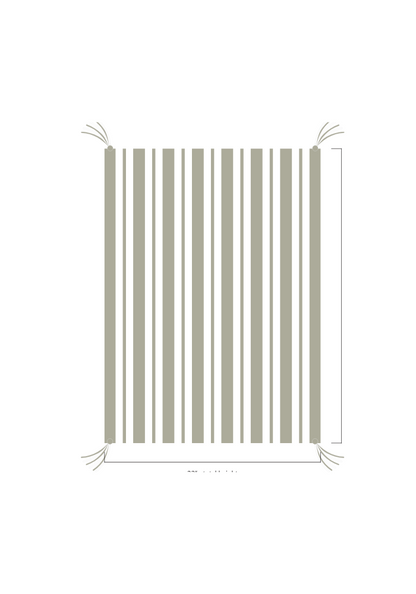 3D Stripe w/ Tassels- Stroller