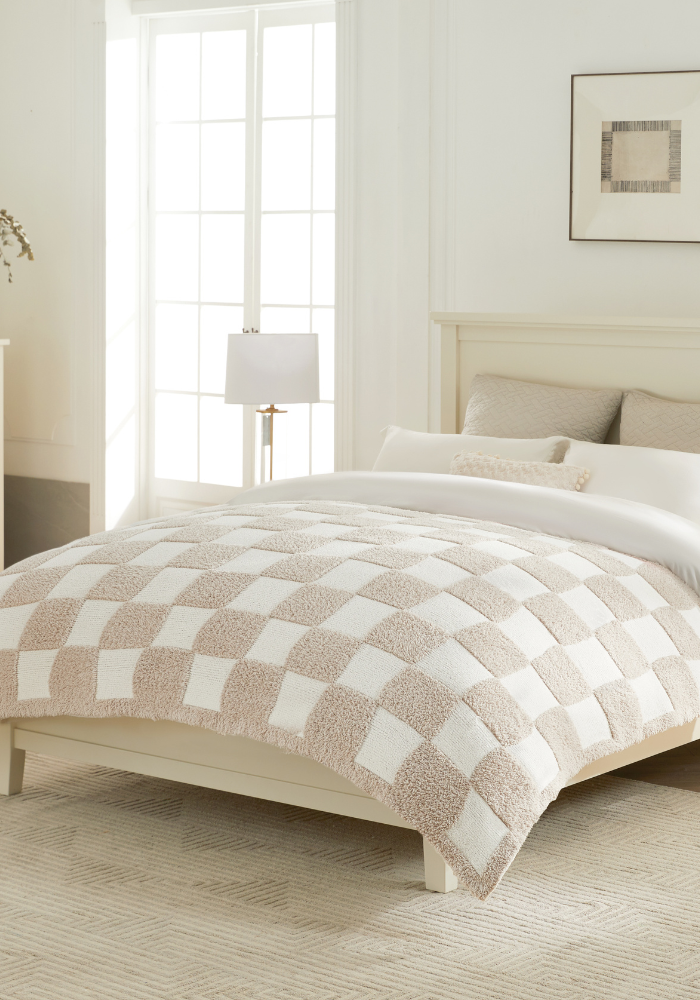 3D Checkered Blanket