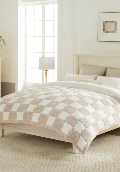 3D Checkered Blanket