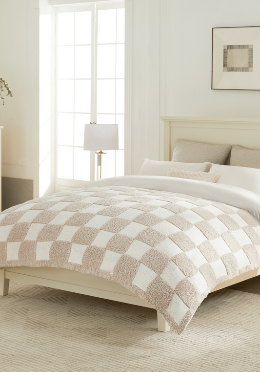 3D Checkered Blanket