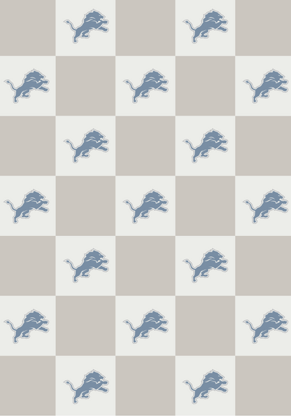 NFL Buttery Blanket- Neutral Check