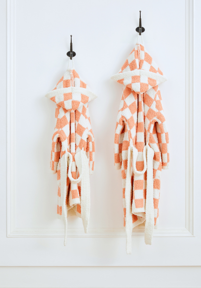 Children's Checkered Buttery Robe