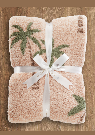 Palm Tree Buttery Blanket- Pre Order Jul 16th