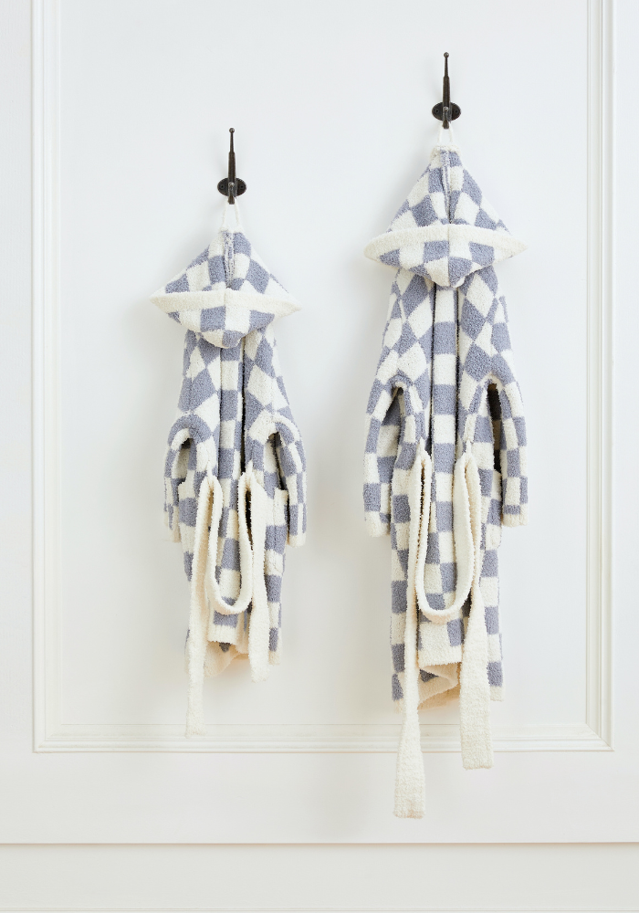 Children's Checkered Buttery Robe