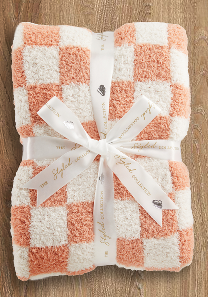 Checkered Receiving Buttery Blanket