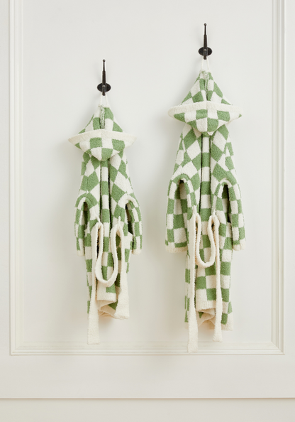 Children's Checkered Buttery Robe