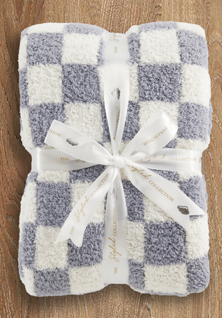 Checkered Receiving Buttery Blanket- Pre Order May 31st