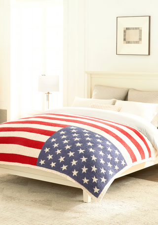 American Flag Buttery Blanket- Pre Order May 31st