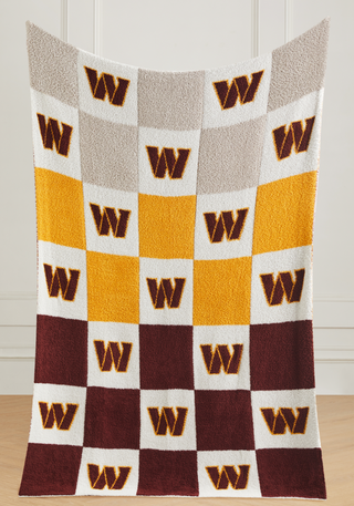 NFL Buttery Blanket- Ombre Check- All 32 Teams Offered!