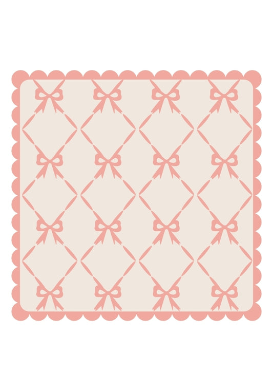 🎀 Heirloom Bows | 40" x 40" | PRE-ORDER • 9.09
