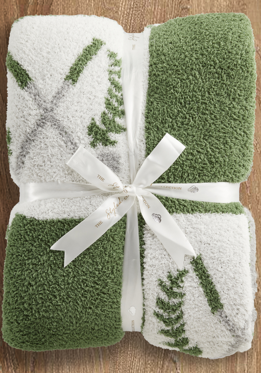 Golf Checkered Buttery Blanket