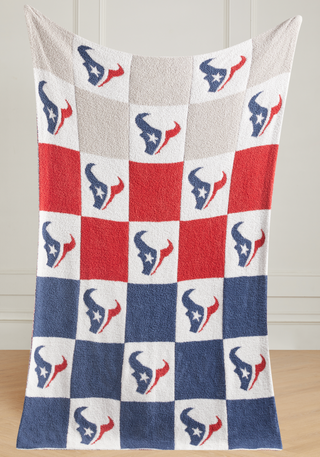 NFL Buttery Blanket- Ombre Check- All 32 Teams Offered!