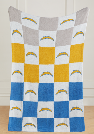 NFL Buttery Blanket- Ombre Check- All 32 Teams Offered!