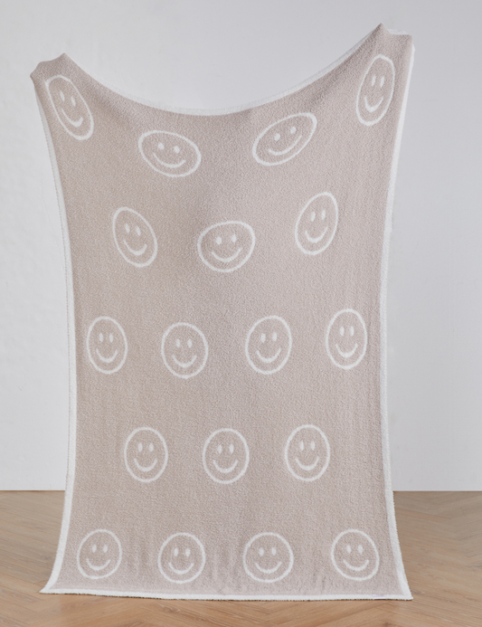 Smiley Buttery Blanket