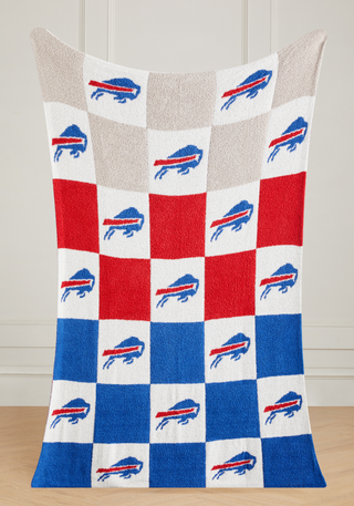 NFL Buttery Blanket- Ombre Check- All 32 Teams Offered!