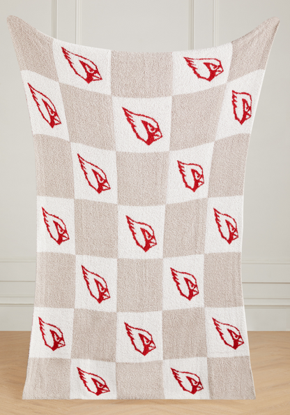 NFL Buttery Blanket- Neutral Check