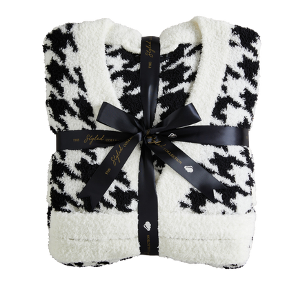 Houndstooth Buttery Robe