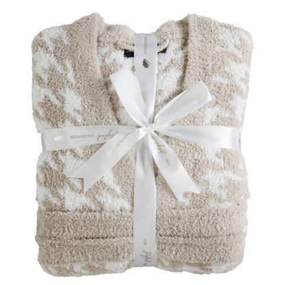 Houndstooth Buttery Robe