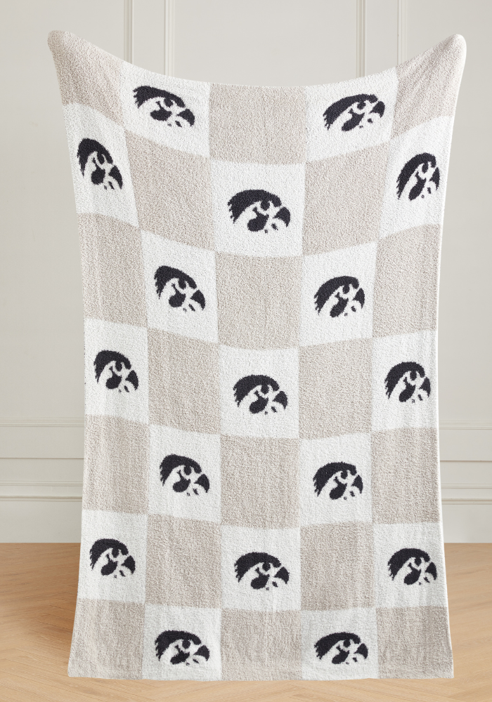College Buttery Blanket- Neutral
