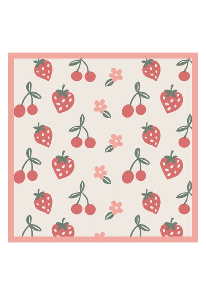 🍒 Cherry Berry Blossom | 40" x 40" | PRE-ORDER • 9.15