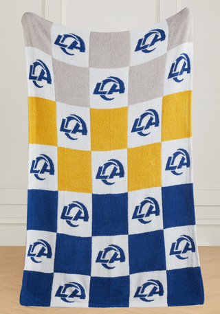 NFL Buttery Blanket- Ombre Check- All 32 Teams Offered!