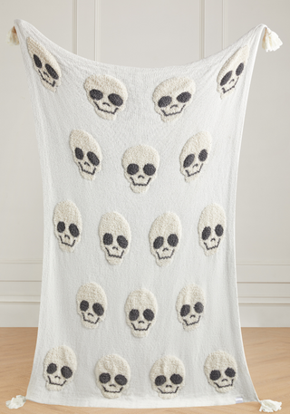 TSC x Sarah Knuth- 3D Skulls Buttery Blanket