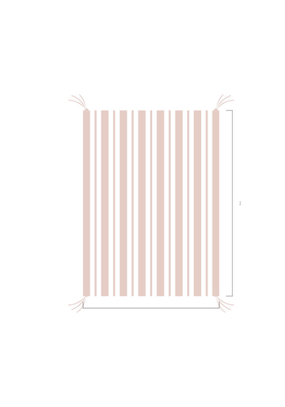 3D Stripe w/ Tassels- Stroller
