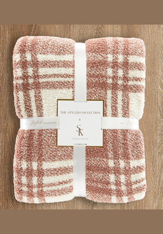 TSC x Sarah Knuth: Windowpane Plaid Buttery Blanket