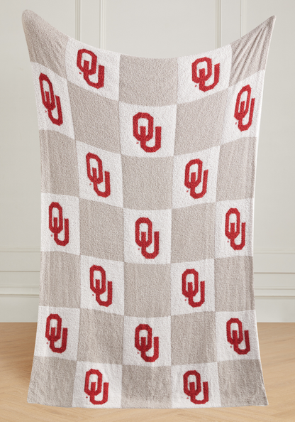 College Buttery Blanket- Neutral