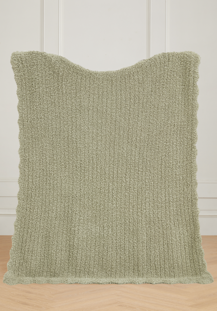 Sweet Scallop Buttery Blanket- Receiving