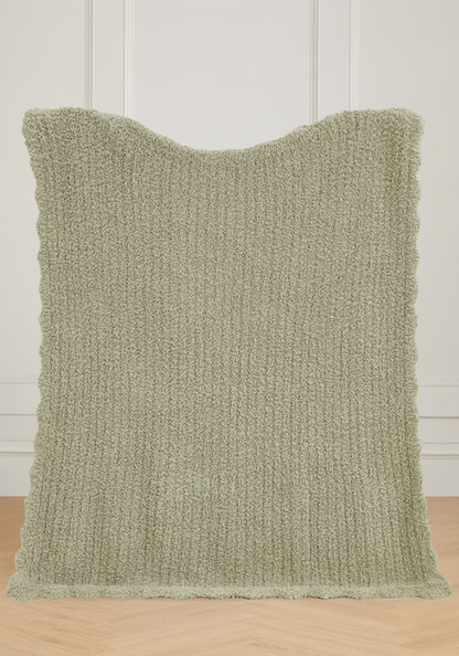 Sweet Scallop Buttery Blanket- Receiving