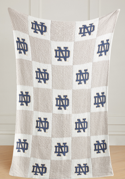 College Buttery Blanket- Neutral