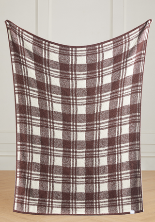 TSC x Sarah Knuth: Windowpane Plaid Buttery Blanket