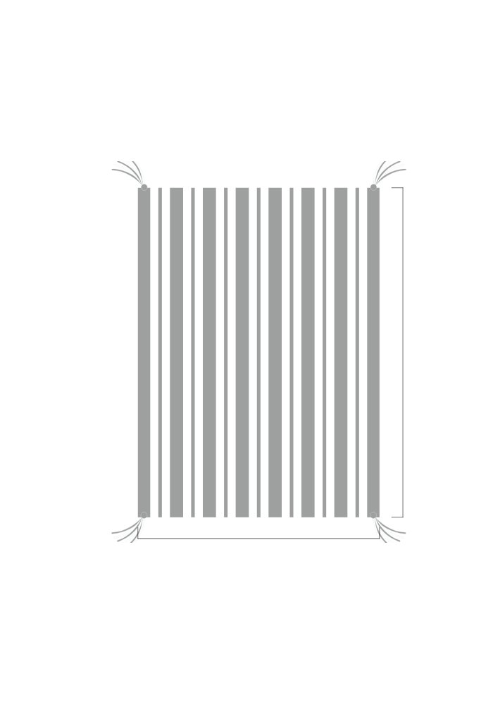 3D Stripe w/ Tassels- Stroller