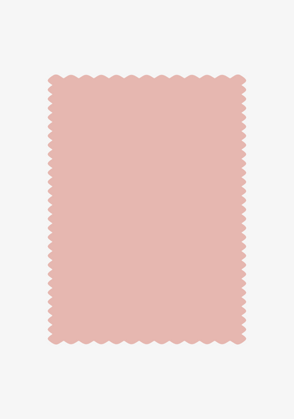 Sweet Scallop Buttery Blanket- Stroller