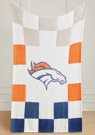 NFL Buttery Blanket- Ombre Check- All 32 Teams Offered!