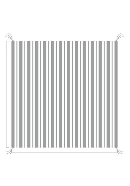 3D Stripe w/ Tassels- Receiving